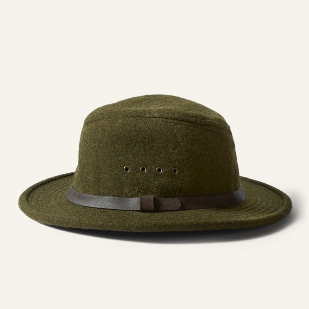 Filson Olive Green Wool Hat